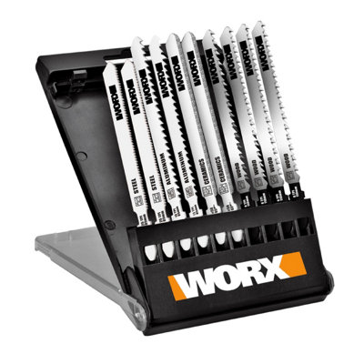 WORX Multipurpose Jigsaw Replacement Blades Pack of 10 Blades WA8106