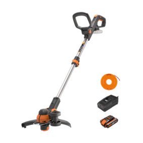 Battery strimmers at deals b&q