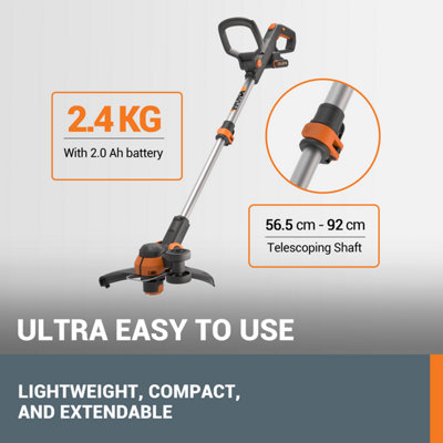 WORX WG163E.9 20V 30cm Cordless Grass Trimmer (BARE TOOL) - 5