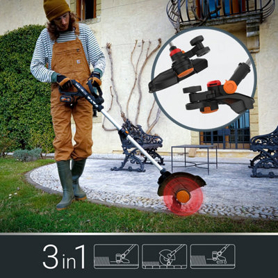 WORX WG173E Nitro 20V 1 x 4.0Ah Powershare Brushless Cordless 33cm Grass Trimmer - 5