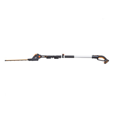 WORX WG252E 20V 45cm Cordless Pole Hedge Trimmer DIY at B Q