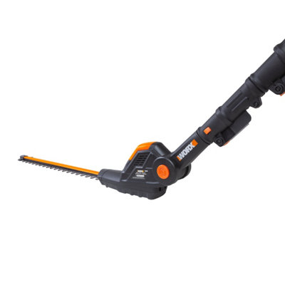 WORX WG252E 20V 45cm Pole Hedge Trimmer DIY at B Q