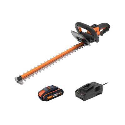 WORX WG264E 20V 56cm Hedge Trimmer DIY at B Q