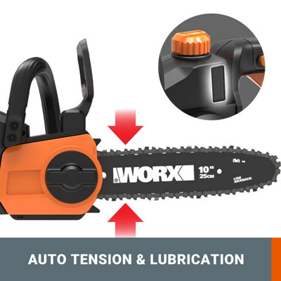 WORX WG322E.9 20V 25cm Chainsaw BARE TOOL DIY at B Q