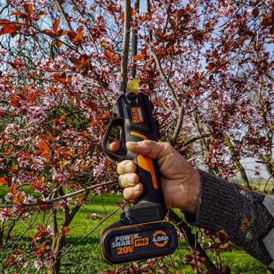 WORX WG330E.9 Cordless 20V 25mm Pruner shears (BARE UNIT) - 7