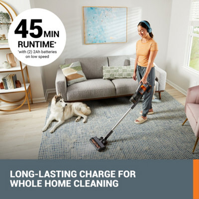 WORX WX038 20V Cordless Stick Vacuum Cleaner DIY at B Q