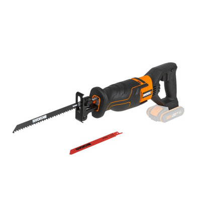 WORX WX500.9 20V 20mm Cordless Reciprocating Saw (BARE TOOL)