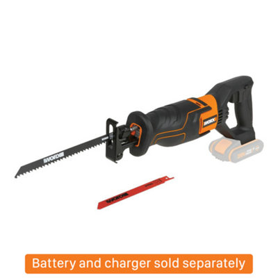 WORX WX500.9 20V 20mm Reciprocating Saw BARE TOOL DIY at B Q