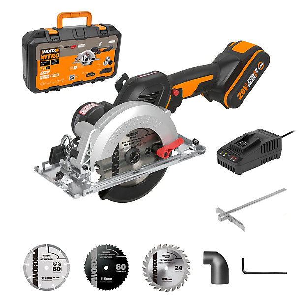 WORX WX531 20V BL 120mm Worxsaw DIY at B Q