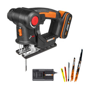 WORX WX550.2 20V Axis (2-1 Jigsaw & Reciprocating Saw)