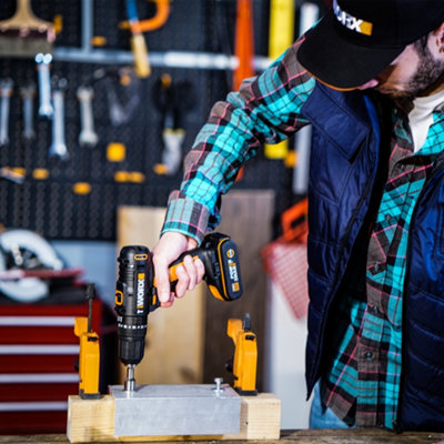 WORX WX902 Combi Drill Impact Driver Twin Pack with 2 x 2.0Ah batteries
