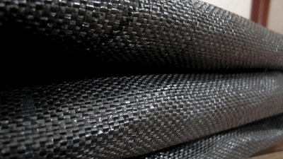 Woven Geotextile Weed Control Fabric Membrane Ground Cover Garden Landscape Mat 4.5m x100m Folded to 2.25m Length Roll - 4