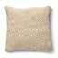 Woven Indoor Outdoor Washable Diamond Cosy Cushion Gold - 45cm x 45cm