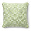 Woven Indoor Outdoor Washable Diamond Cosy Cushion Green - 45cm x 45cm