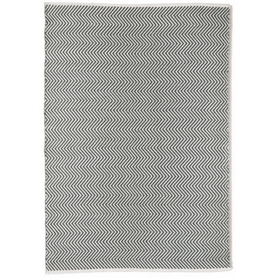 Woven Indoor Outdoor Washable Herringbone Reversible Rug Warm Grey ...