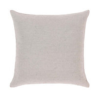 Woven Indoor Outdoor Washable Plain Cosy Cushion Natural - 45cm x 45cm