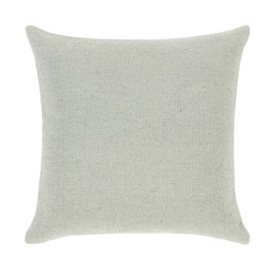 Woven Indoor Outdoor Washable Plain Cosy Cushion Sky Grey - 45cm x 45cm
