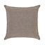 Woven Indoor Outdoor Washable Plain Cosy Cushion Warm Grey - 45cm x 45cm