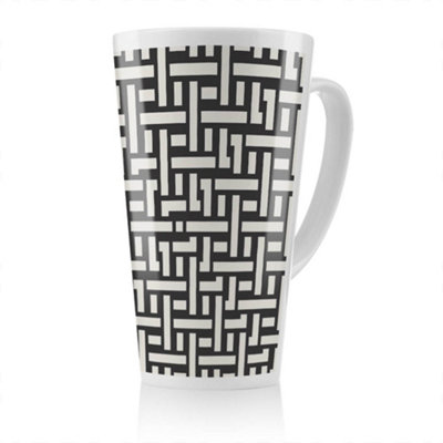 Woven Pattern Latte Mug, Stunning Designer mug fit for any home, treat ...
