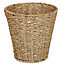 Woven Seagrass Bin Wastepaper Basket Rattan Dustbin Home Office Living Room Bedroom Waste Bin