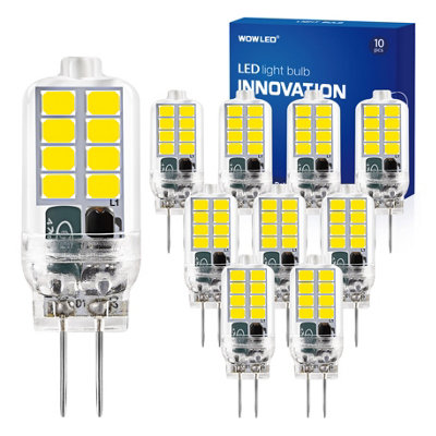 WOWLED G4 LED Light Bulbs, 2W Energy Saving LED Bulb 12V AC DC, Replace ...