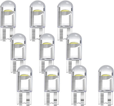 WOWLED T10 LED Bulbs, W5W 194 168 2825 Wedge Led Car Bulbs White Interior Dome Map Door Light Side Light Number Plate Bulbs