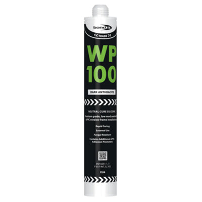 WP100 Silicone Sealant Seal Rapid Cure Mastic External Door Windows ...