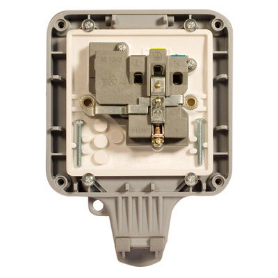 WP21 IP66 WEATHERPROOF 1G DP SWITCHED SOCKET