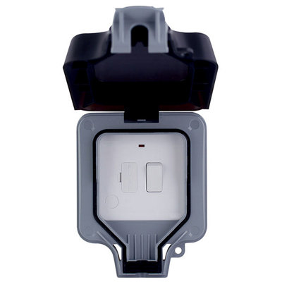 WP53 IP66 WEATHERPROOF SWITCHED FUSED CONNECTION UNIT WITH INDICATOR