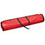 Wrapping Paper Storage Bag - Red Gift Wrap Organiser with Zip & Carry Handles, Protects Christmas & Birthday Paper, Bows, Tags