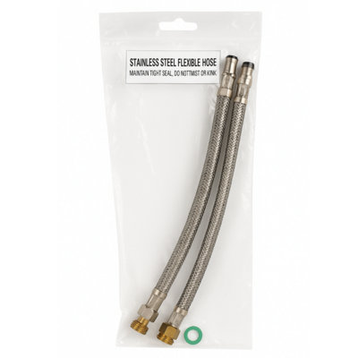 WRAS Approved Monobloc Flexible Tap Connectors, M10 x 1/2