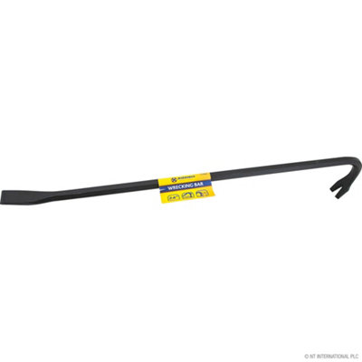 Wrecking Bar 24 Inch Crow Nail Lever Steel Swan Neck Builders Diy Hand Tool Strong Heavy Duty 24"