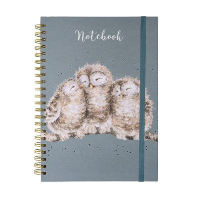 Wrendale Designs Owlets A4 Ring Bound Notebook - Hardback, Ring-Bound ...