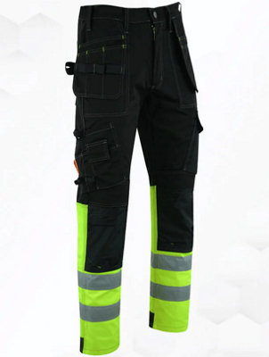WrightFits Flash Pro Hi-Vis Work Trousers - FP