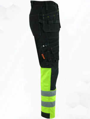 WrightFits Flash Pro Hi-Vis Work Trousers - FP