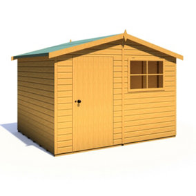 Wroxham 10x8 SD Shiplap Style D Multi-Functional Garden Shed