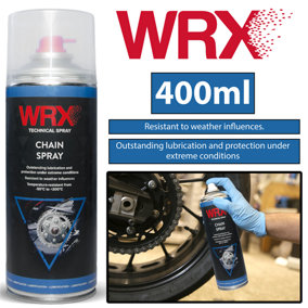 WRX Chain Spray 400ml Spray Grease To Lubricate Metal Or Plastic
