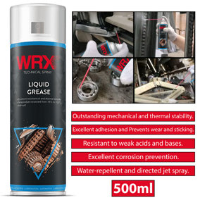 WRX Liquid Grease 500ml Adhesion Grease Spray Treat Mechanical Parts Of Metal