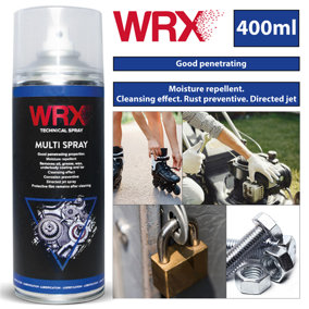 WRX Multi Spray 400ml Universal Oil To Lubricate Protect Metal Plastic