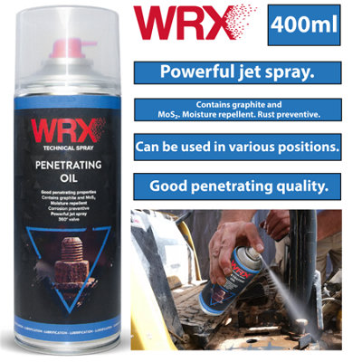 WRX Penetrating Oil 400ml Effective Tool To Loosen Rusted Parts