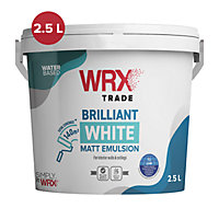 WRX Trade Durable Matt Interior Wall Paint Water based 2,5Lt.