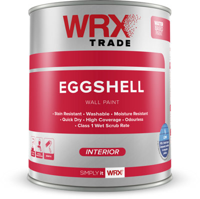WRX Trade Eggshell Interior Wall Paint 2.5Lt. DIY at B&Q