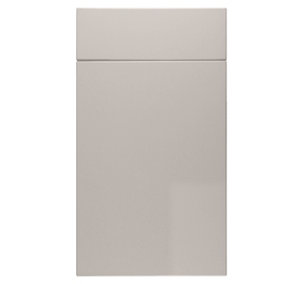 WTC Cashmere Gloss Vogue Lacquered Finish 300mm Drawer Line Door and Drawer Front Fascia Set 18mm Thick