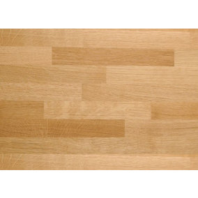 WTC Deterra Solid Wood PRIME Oak Kitchen Worktop UN-OILED 2mtr (L) 635mm (W) 40mm (T) (Inc. 1 FREE OSMO OIL 500mm per order)