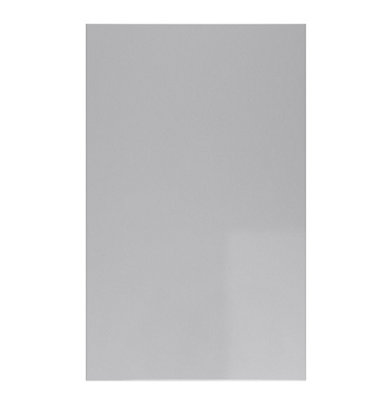 WTC Dove Grey Gloss Vogue Lacquered Finish 1245mm X 397mm (400mm) Slab Style Full Height Kitchen Larder Door Fascia 18mm Thickness