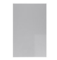 WTC Dove Grey Gloss Vogue Lacquered Finish 1245mm X 497mm (500mm) Slab Style Full Height Kitchen Larder Door Fascia 18mm Thickness