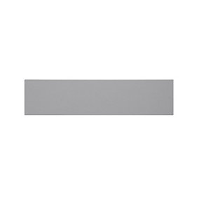 WTC Dove Grey Gloss Vogue Lacquered Finish 140mm X 597mm (600mm) Slab Style Kitchen DRAWER FRONT Fascia 18mm Thickness Undrilled