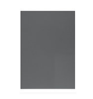 WTC Dust Grey Gloss Vogue Lacquered Finish 570mm X 297mm (300mm) Slab Style Kitchen Door Fascia 18mm Thickness Undrilled