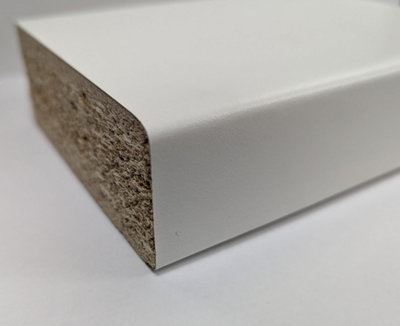 WTC Formica Prima FP1340 White - 3mtr x 600mm x 38mm Kitchen Worktop Matte 58 Finish - 3