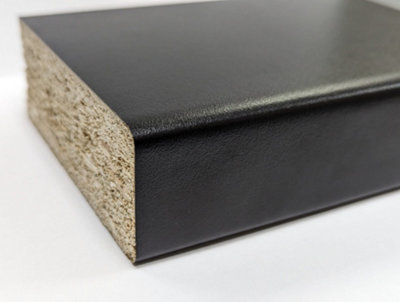 WTC Formica Prima FP2253 Diamond Black- 4.1mtr x 670mm x 38mm Kitchen Breakfast Bar Matte 58 Finish - 3